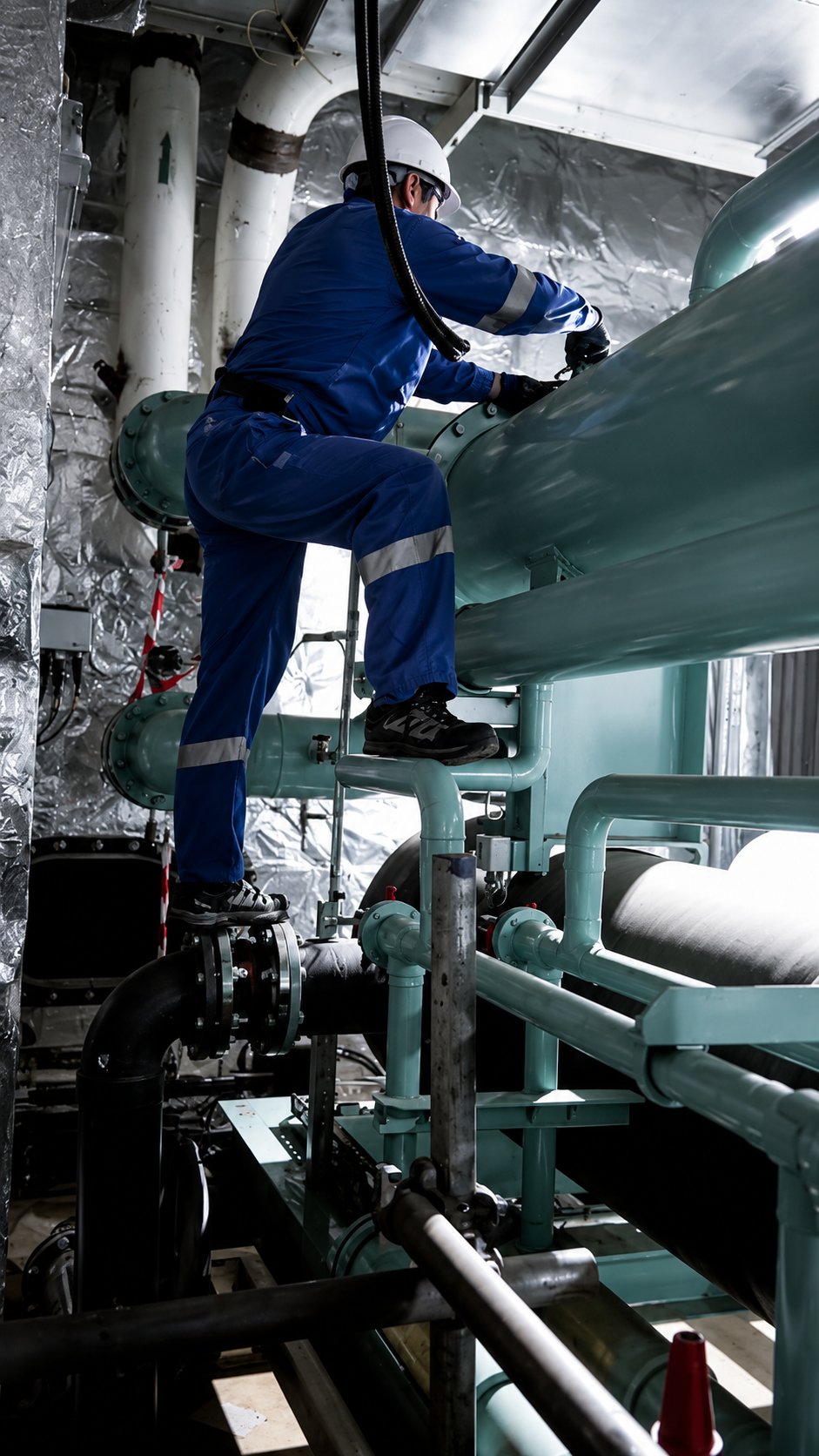 Marine HVAC — integrated air handling and cold-chamber systems